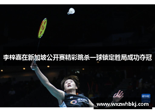 李梓嘉在新加坡公开赛精彩跳杀一球锁定胜局成功夺冠 李梓嘉在新加坡公开赛精彩跳杀一球锁定胜局成功夺冠